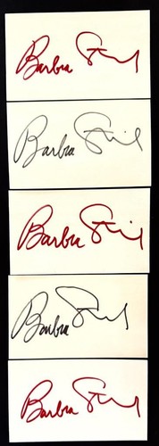 Barbara streisand autografata - barbara,