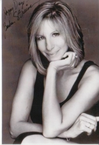 Barbara streisand autografo - barbara,